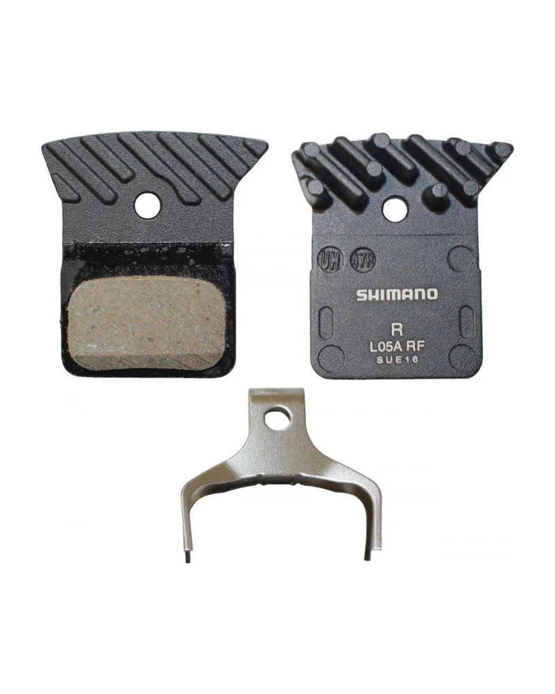 SHIMANO - BR-R9270 DISC BRAKE PADS RESIN AND SPRING L05A-RF W/FIN