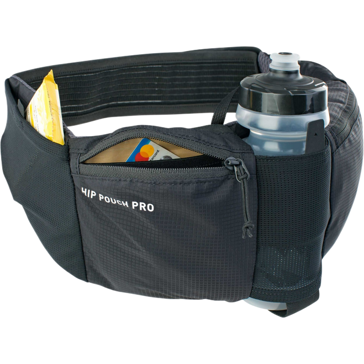 EVOC HIP POUCH PRO + DRINK BOTTLE 0,55 BLACK 1L