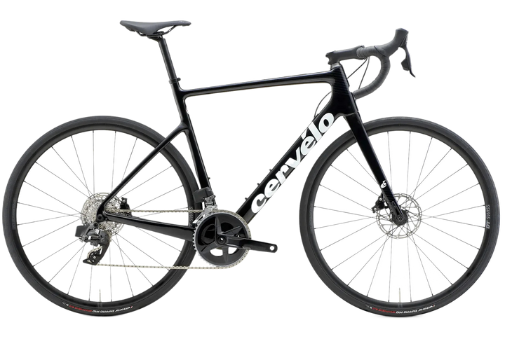 2022 Cervelo Caledonia Works - Black road bike designed for long rides