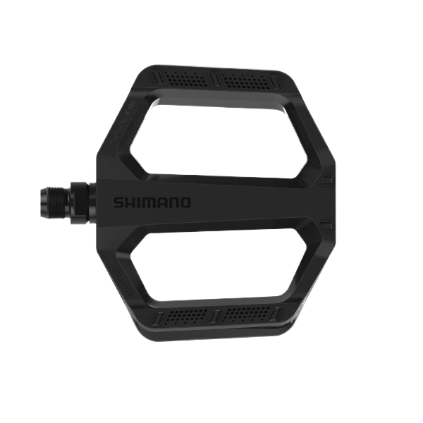 SHIMANO PD-EF102 FLAT PLATFORM PEDALS FBLACK with REFLECTOR