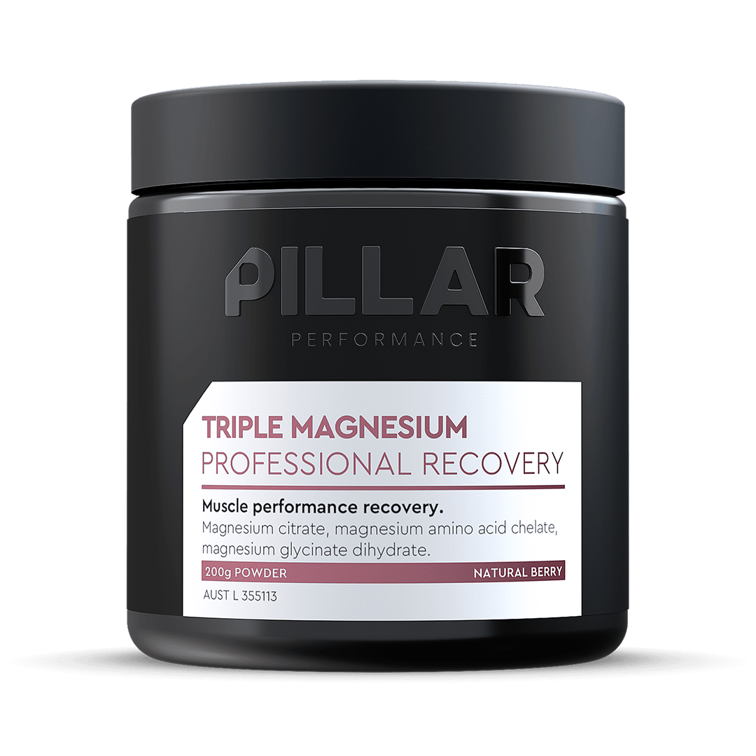 PILLAR TRIPLE MAGNESIUM POWDER JAR 200g - Natural Berry