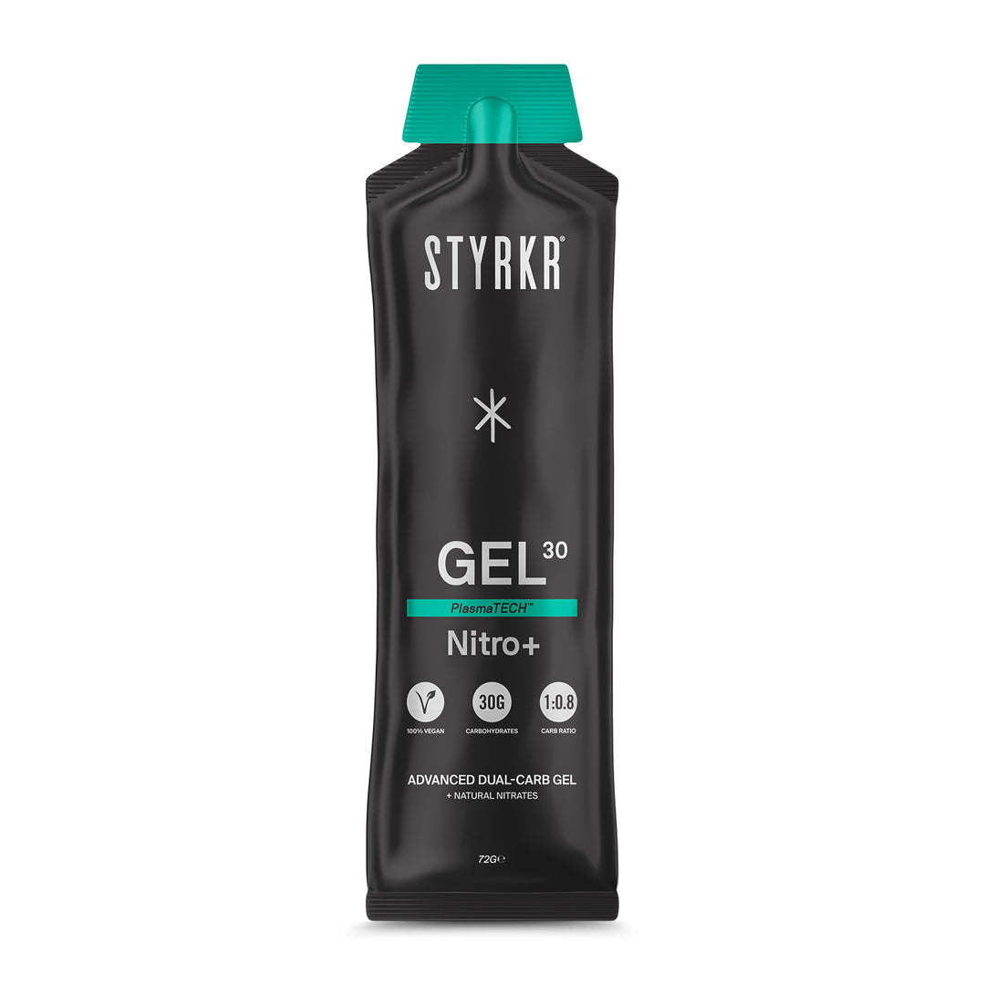 Styrkr Gel30 Nitro+ Apple Blackcurrant Dual-Carb Energy Gel