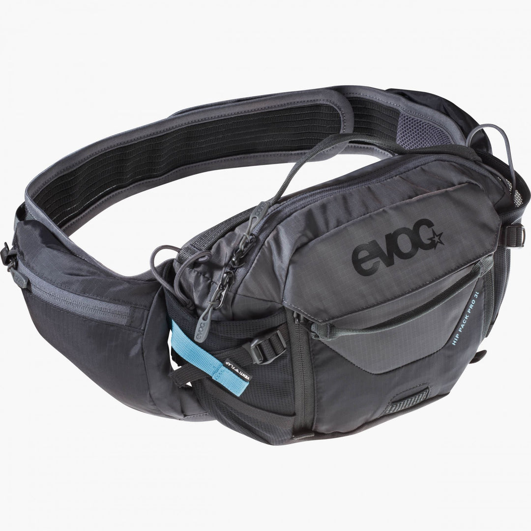 EVOC HIP PACK PRO 3L + 1.5L BLADDER BLACK CARB/GRY